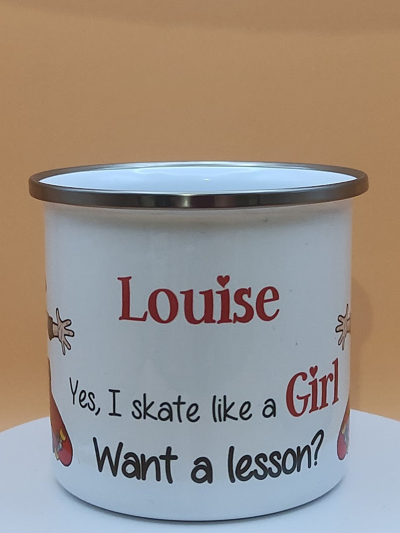 Mug - Enamel - Markets or personalised