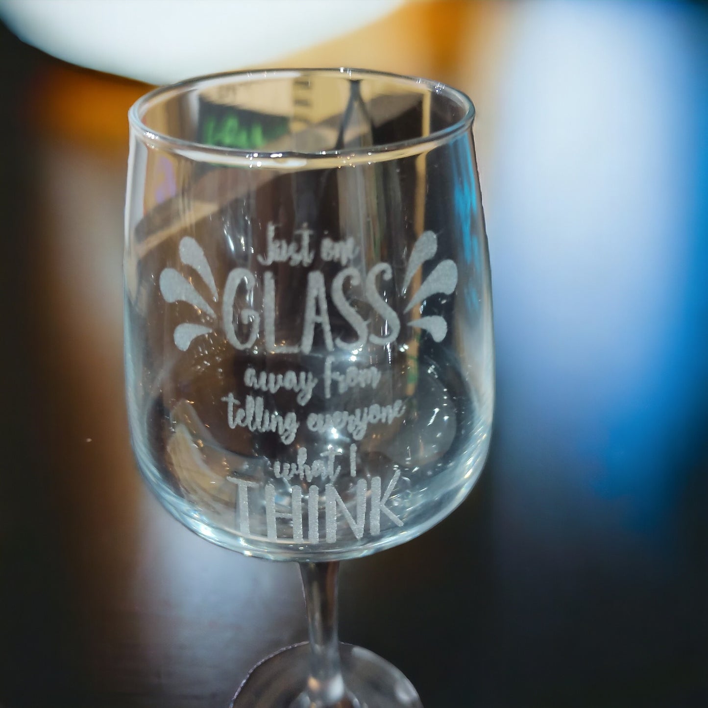 Engraved Wine Glasses
