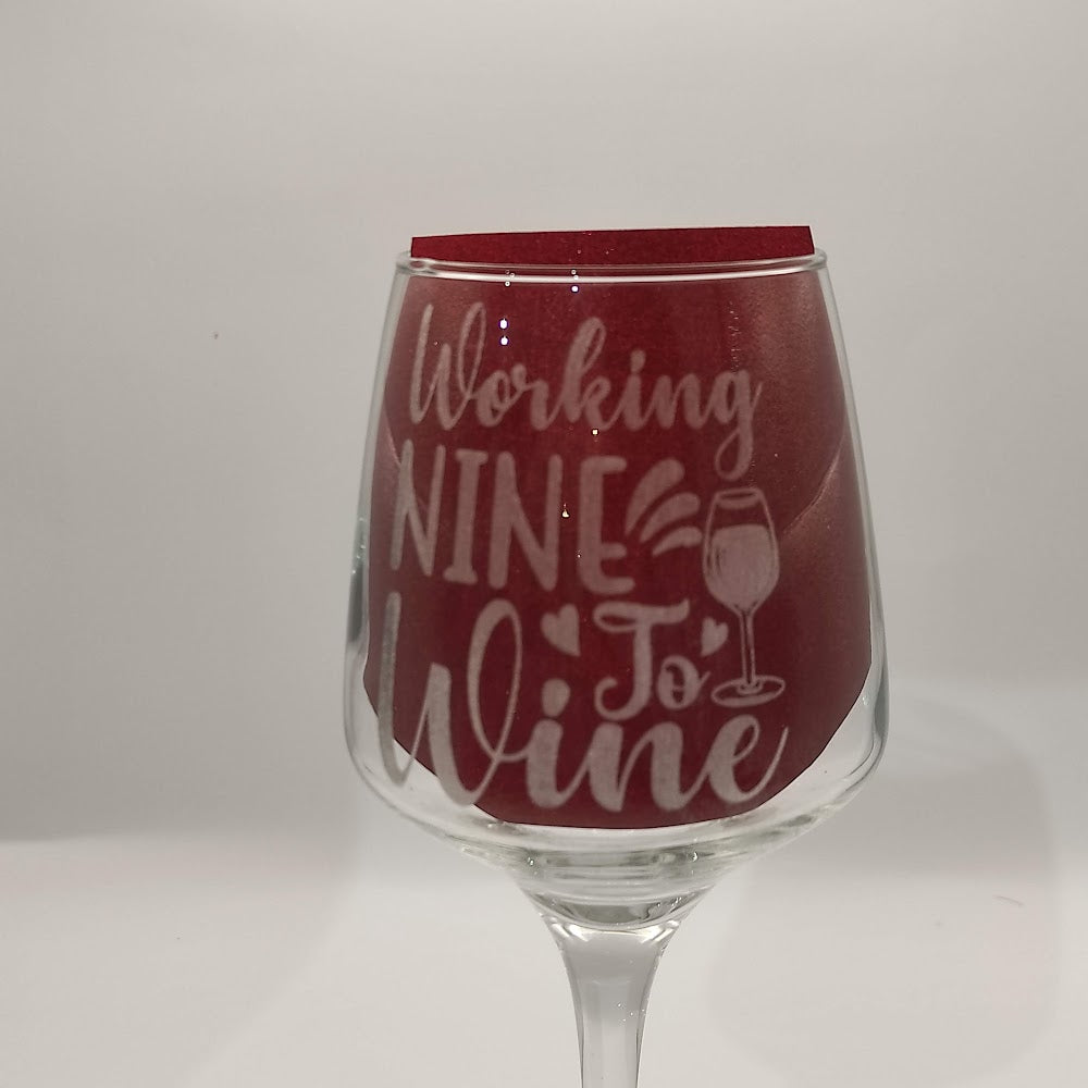 Engraved Wine Glasses