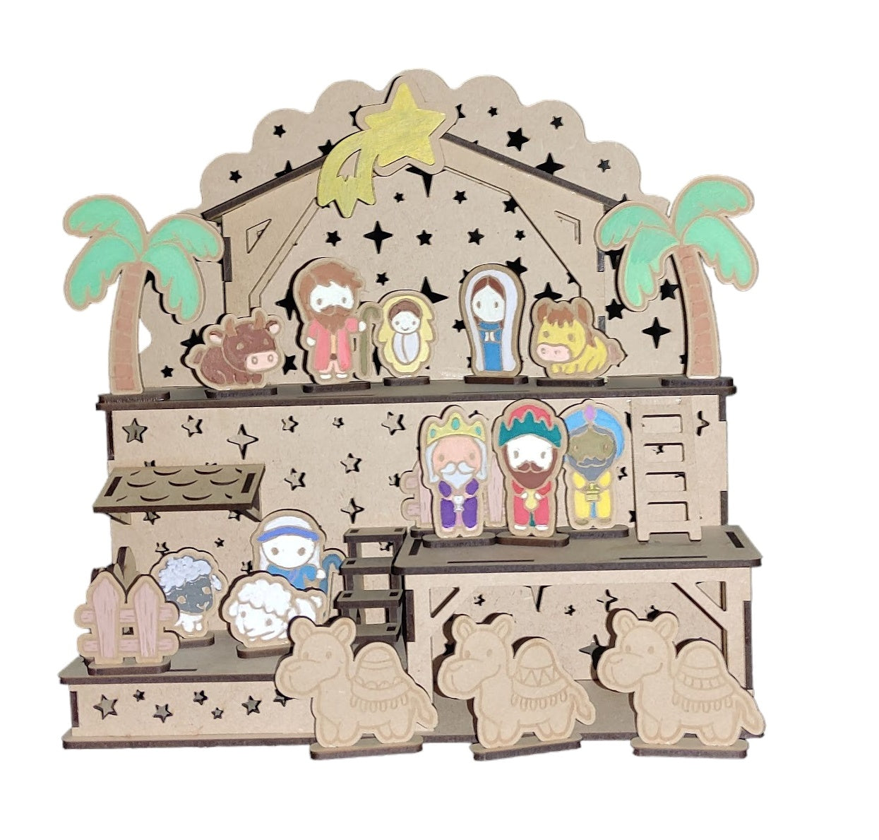 Nativity Scene - Kitset MDF - Large