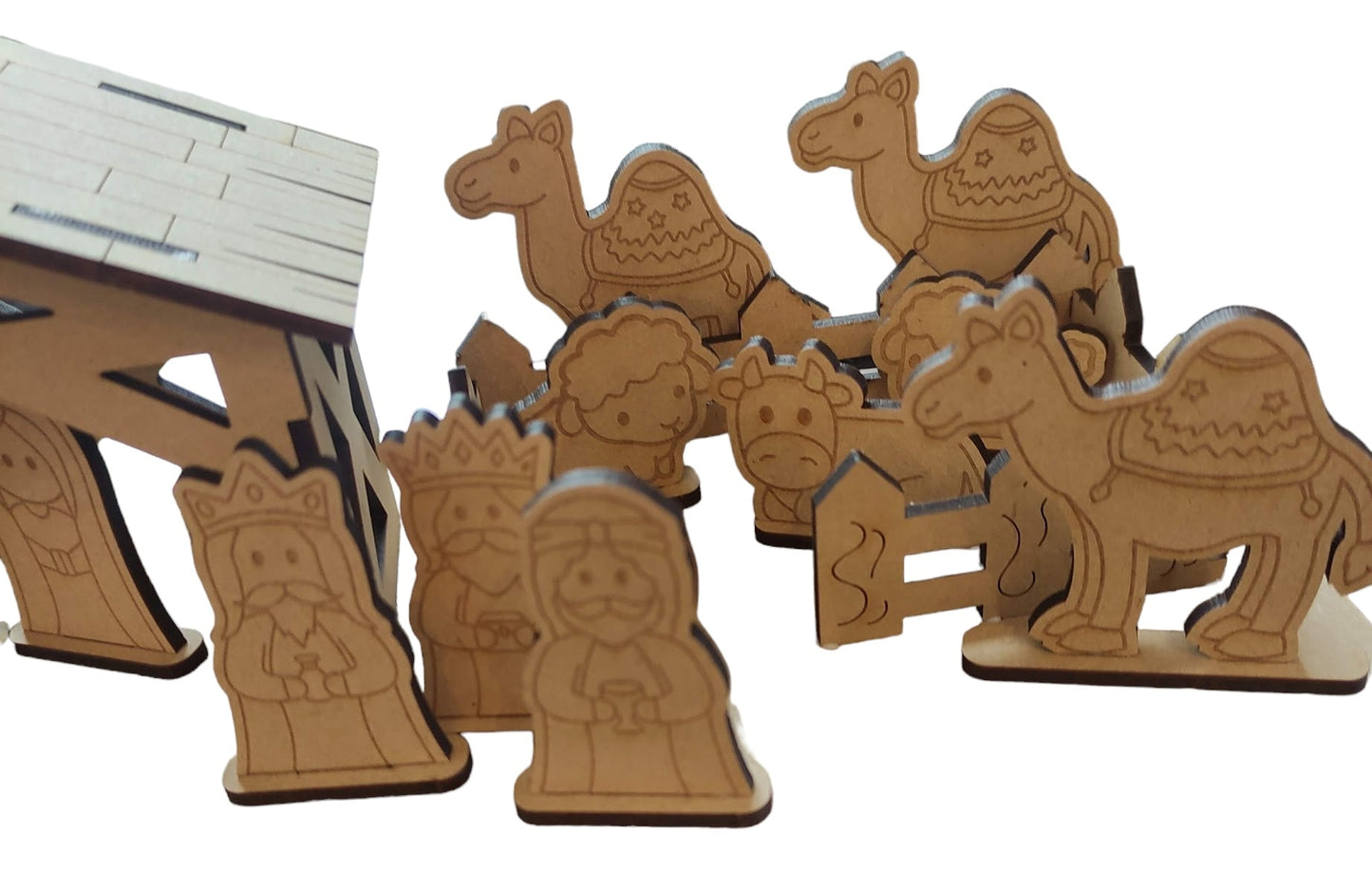 Nativity Scene - Kitset MDF