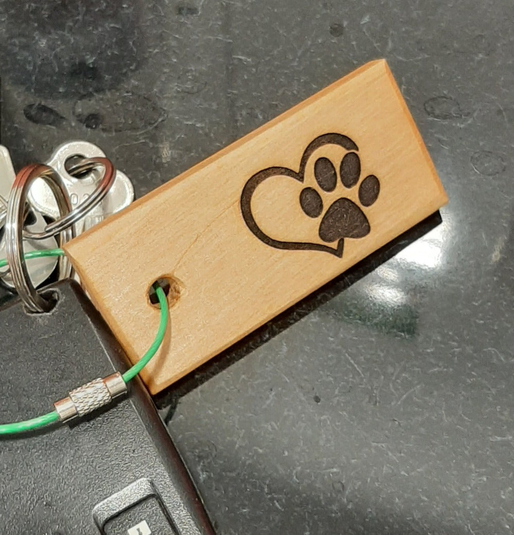NZ Rimu Key Fob
