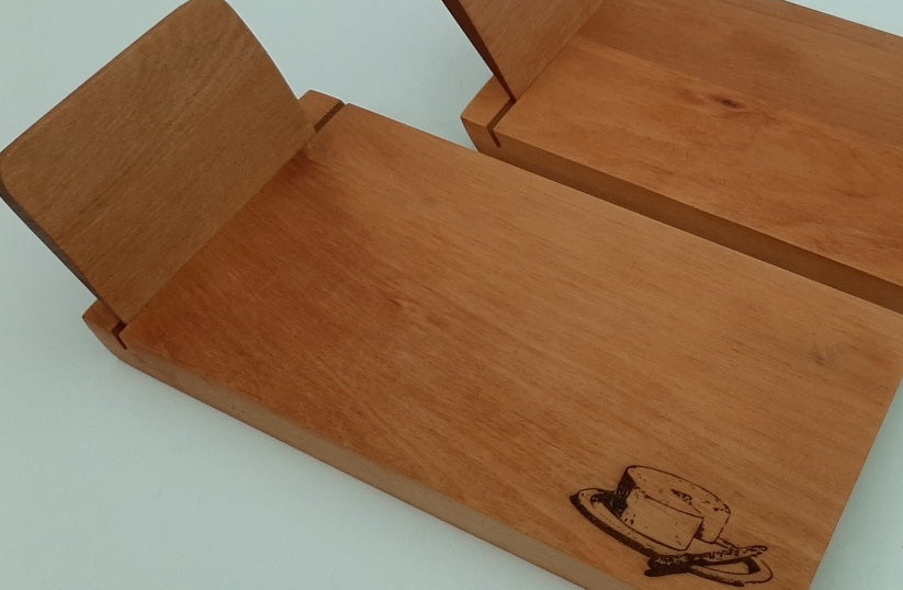 Cheese Board with Wooden Blade - NZ Rimu