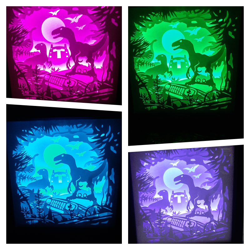 Light Boxes - LED Shadow Box - Night Lights