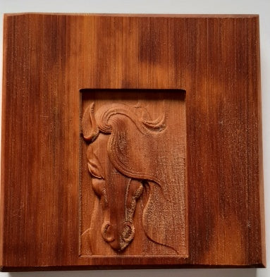 NZ Wooden Horse Sign - Carved