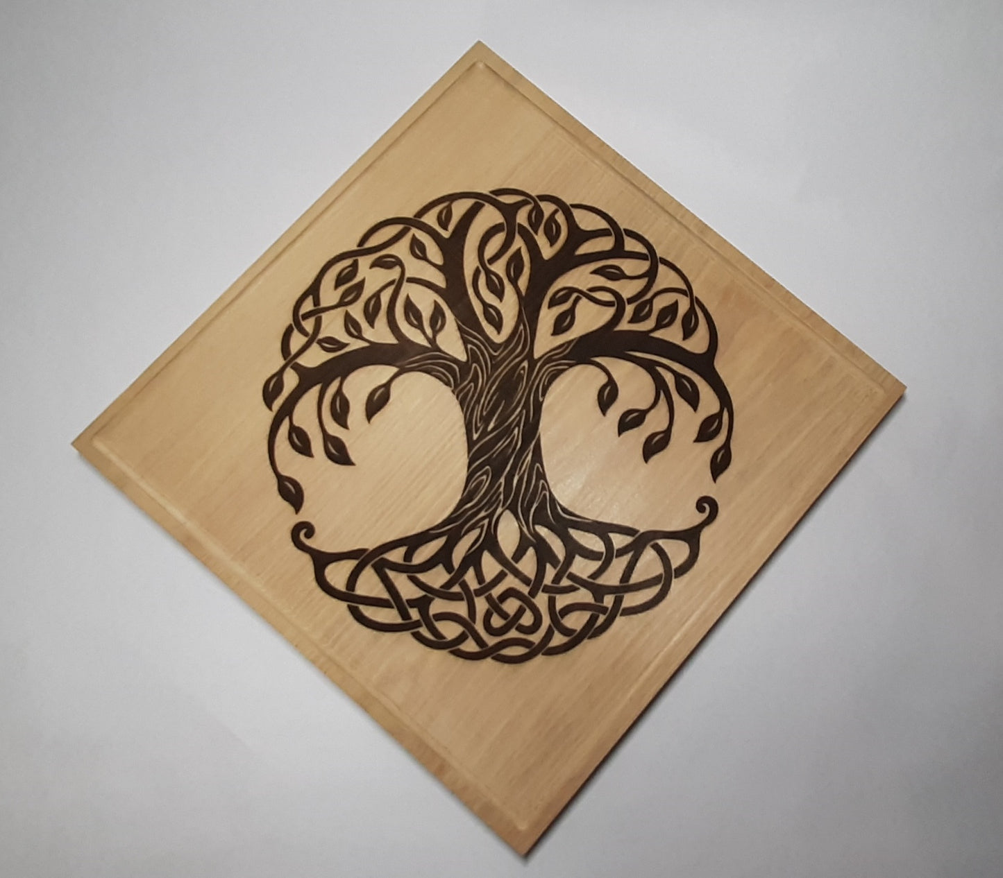 Tree of Life Engraved on Rimu