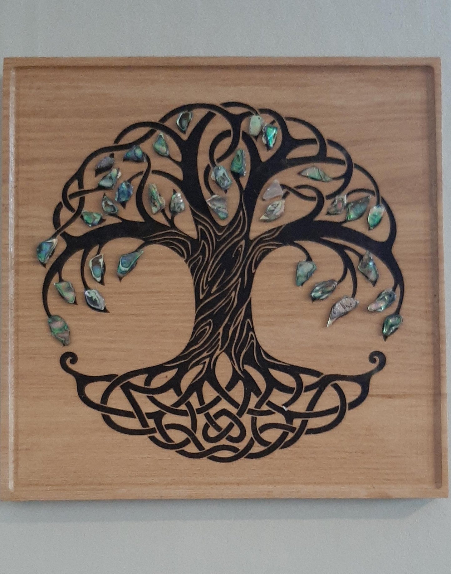 Tree of Life Engraved on Rimu
