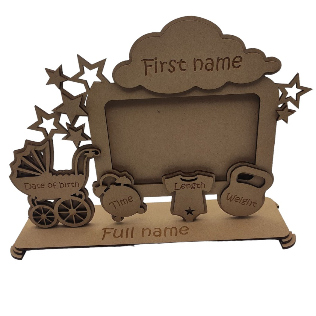 Photo Frame - Baby Birth Details
