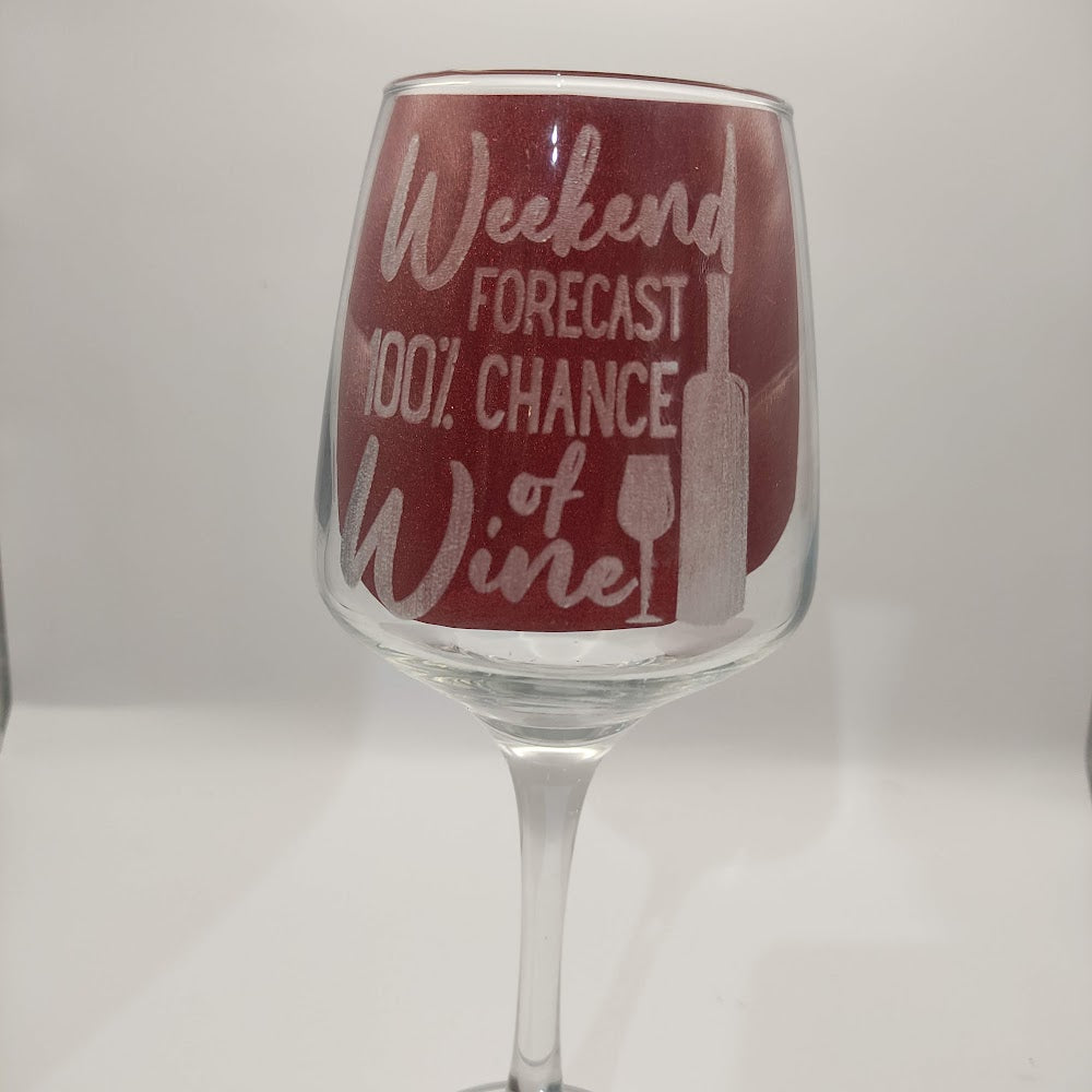Engraved Wine Glasses