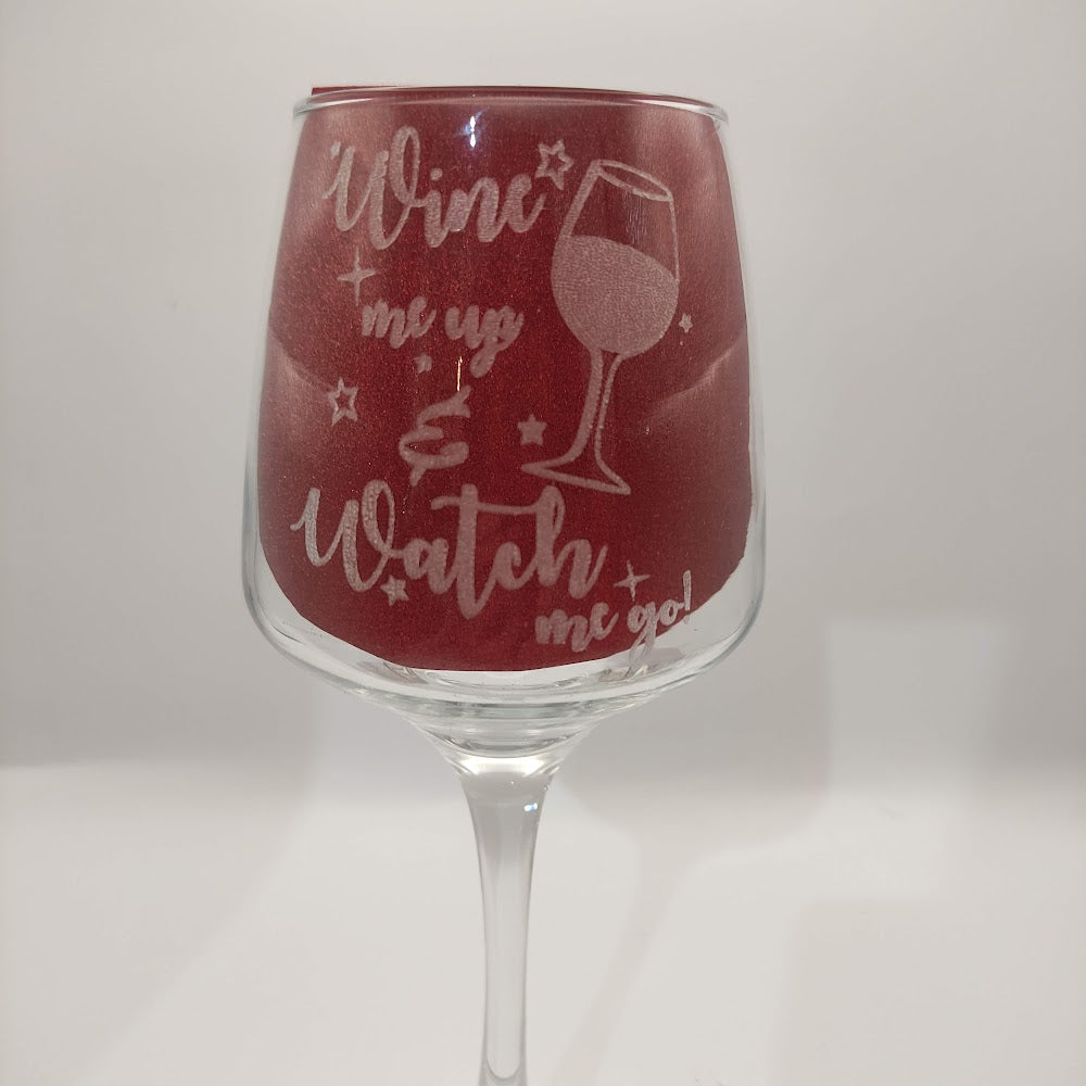 Engraved Wine Glasses