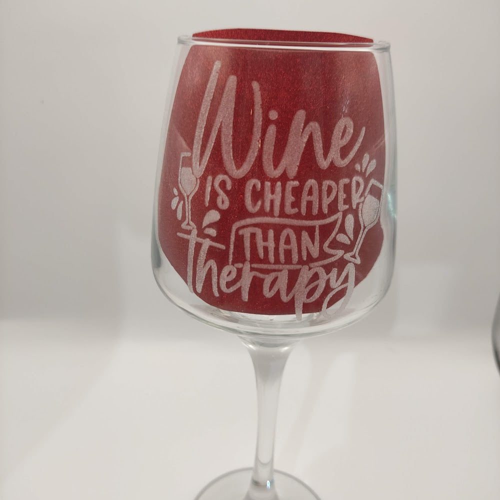 Engraved Wine Glasses