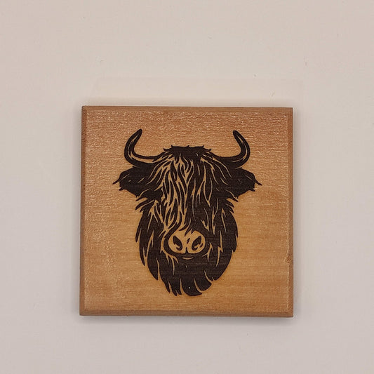 Coasters - Highland Cow