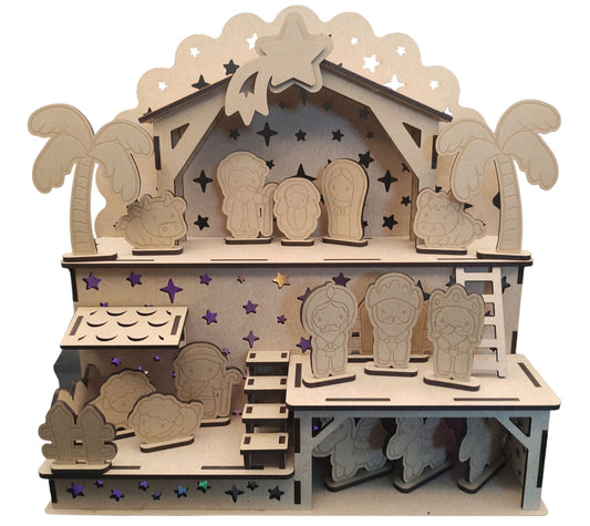 Nativity Scene - Kitset MDF - Large