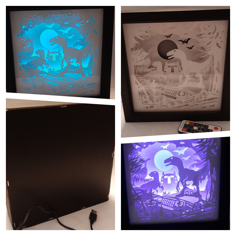 Light Boxes - LED Shadow Box - Night Lights