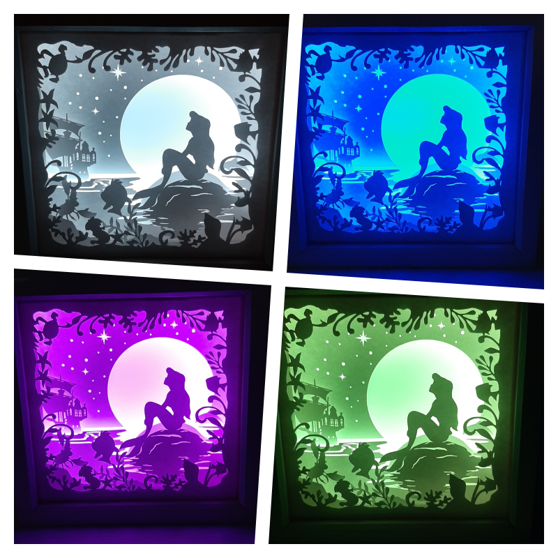 Light Boxes - LED Shadow Box - Night Lights
