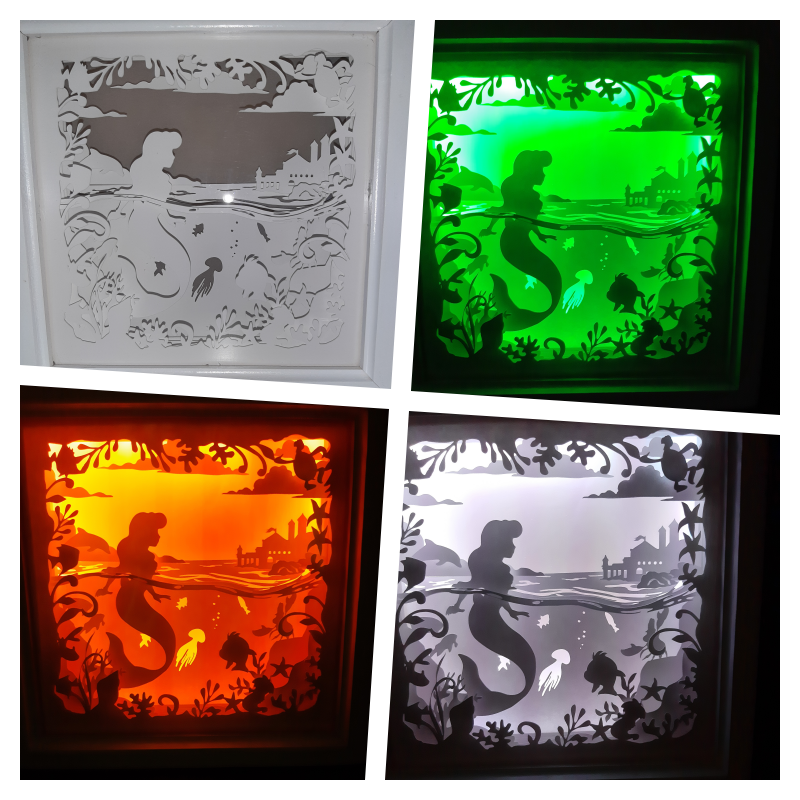 Light Boxes - LED Shadow Box - Night Lights