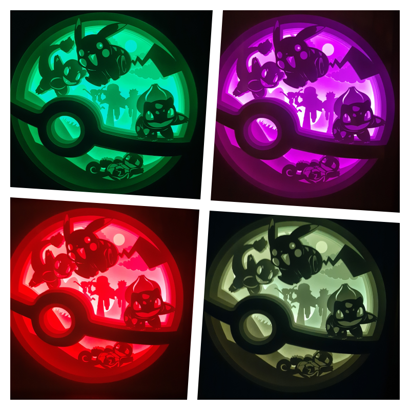 Light Boxes - LED Shadow Box - Night Lights
